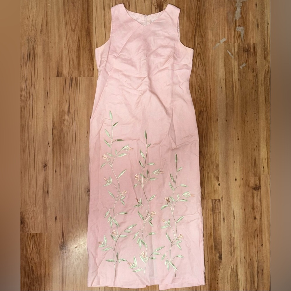 Plaza South embroidered maxi dress